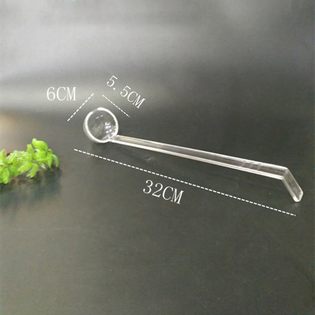 

3pcs Plastic Ladle Clear Hard Acrylic Long Handle Spoons For Soup Cooking Kitchen Tools Non-Toxic Food-Grade Heat Resistant