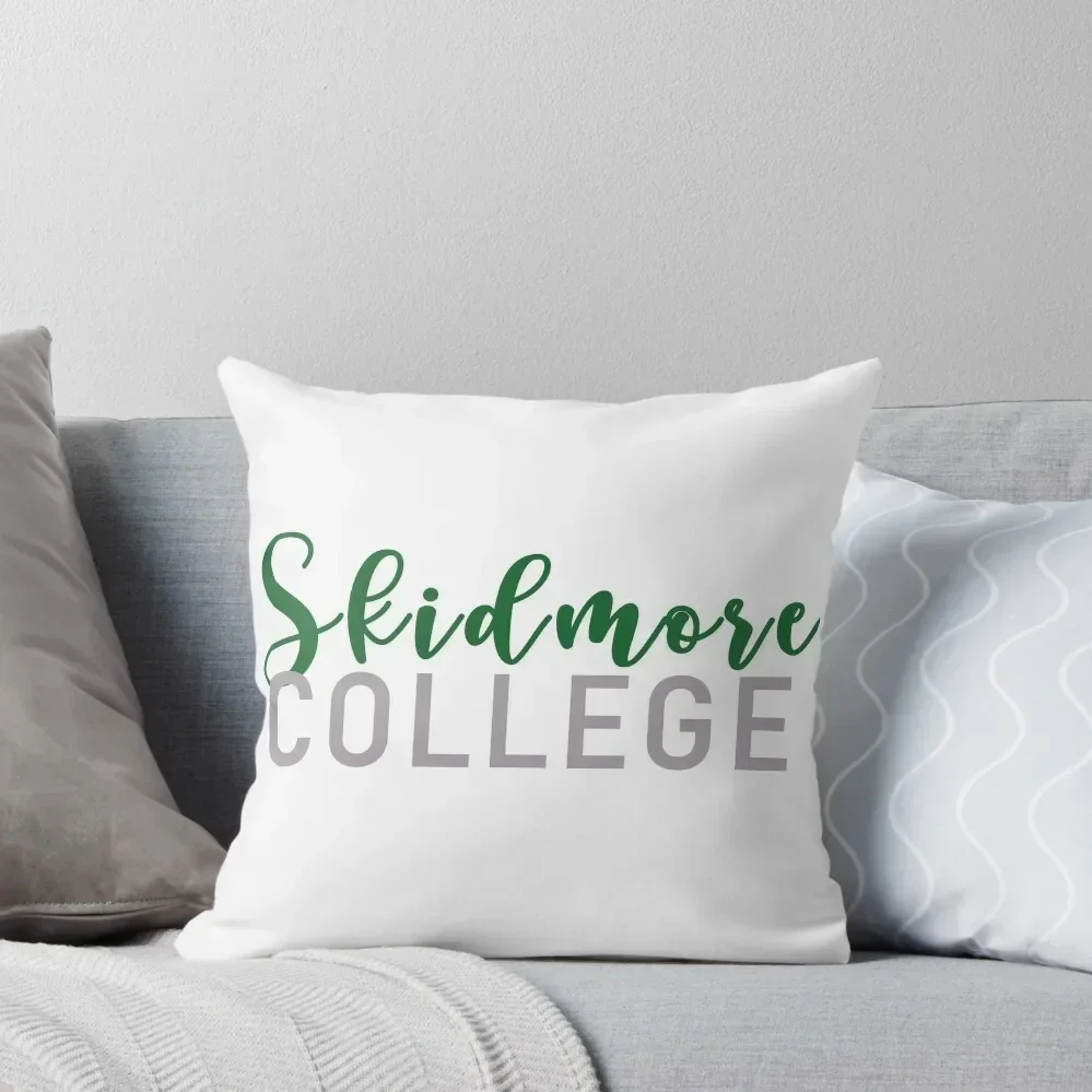 

Skidmore College Script! Throw Pillow Christmas Pillow Covers Custom Cushion Luxury Pillow Case pillows decor home