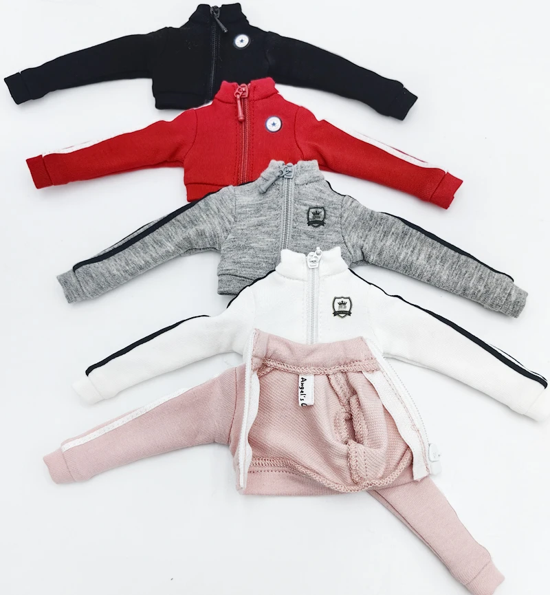 Fit Blythe Doll Outfit Shirt Coat for Ob24 Ob22 Azone Doll Clothes Jacket Blouse