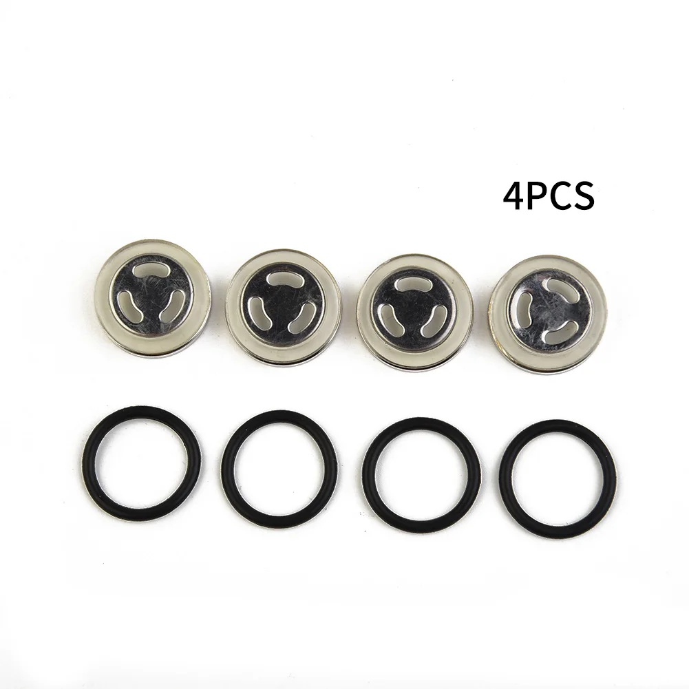 

4PCS 18mm Motorcycle Bikes Brake Masters Cylinder Reservoirs Sight Glass Len Gaskets For Sealing Brakes Fluid Accessories