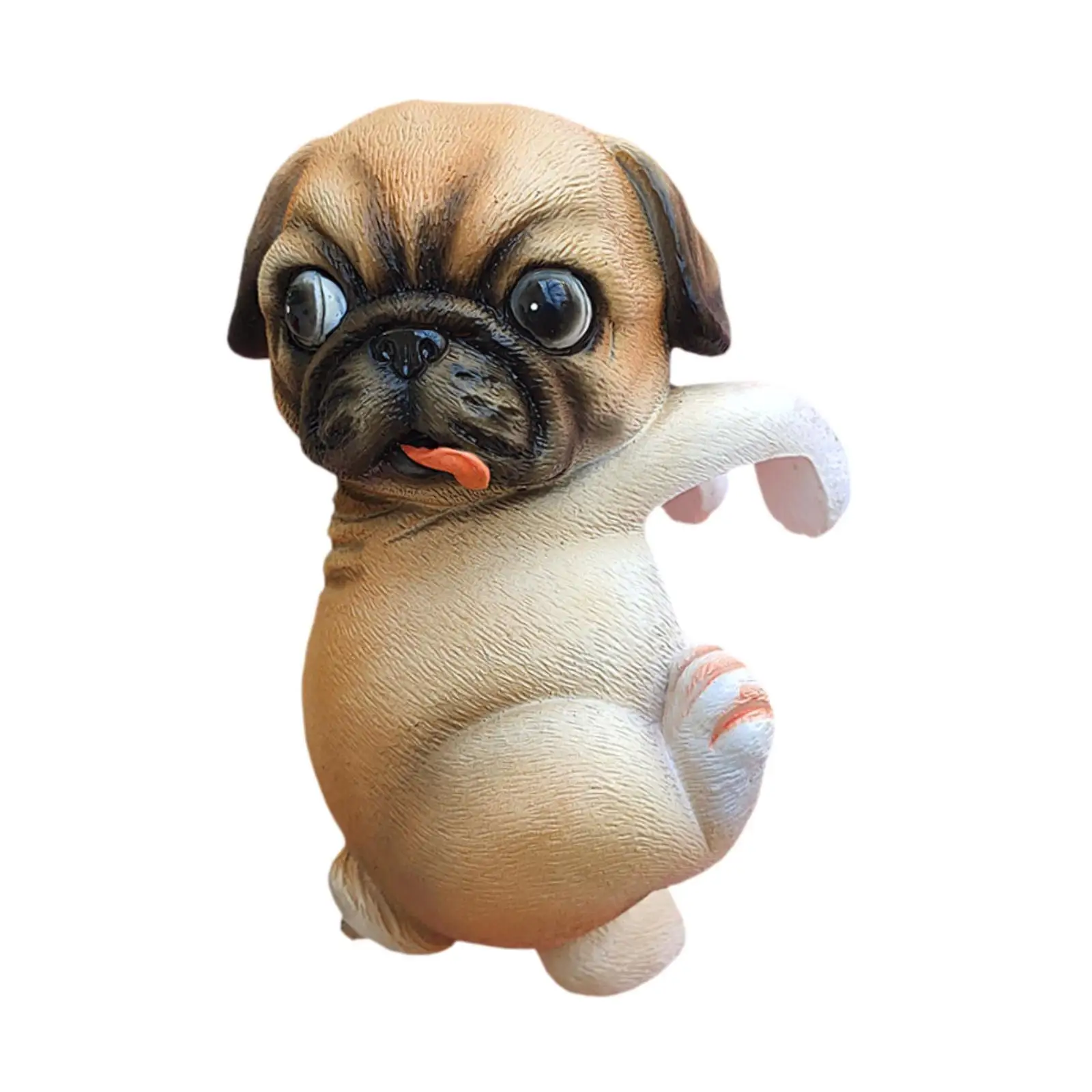 Dog Garden Statue Flowerpot Decor Resin Cute for Patio Outdoor Courtyard