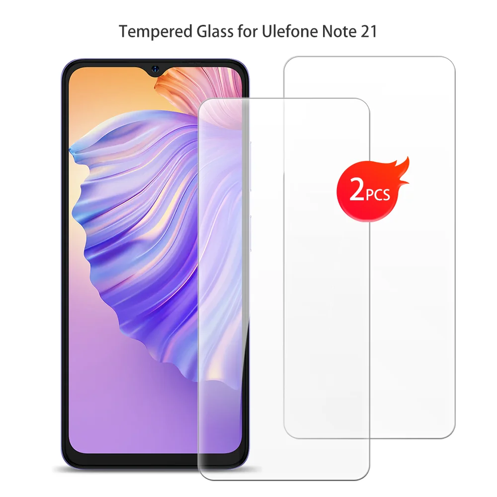 For Ulefone Note 21 Tempered Glass Protective Screen Protector Smart Phone Cover Film