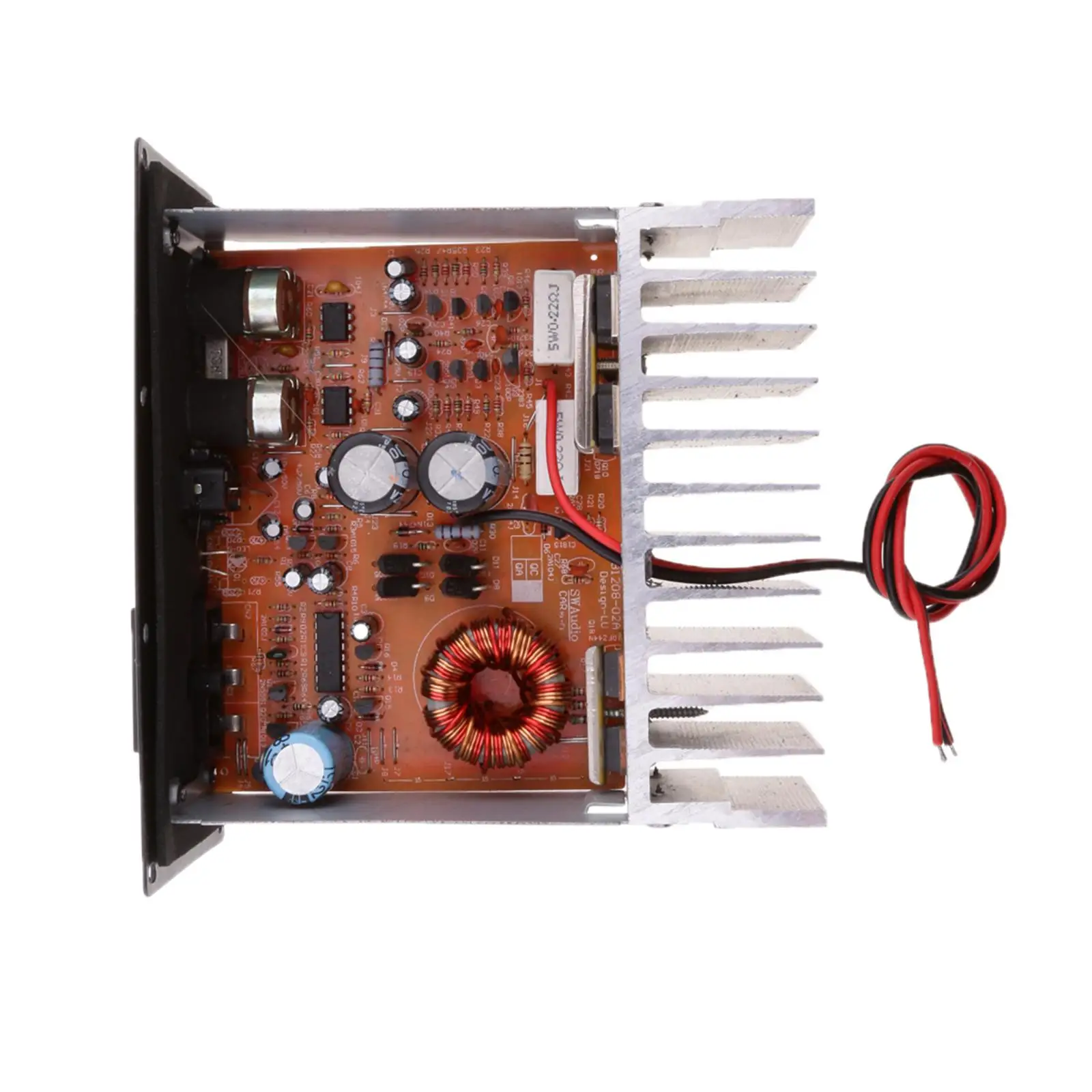 Car Audio System Metal Amplifier Subwoofer Enhanced Bass Module for 12V Universal Car Use