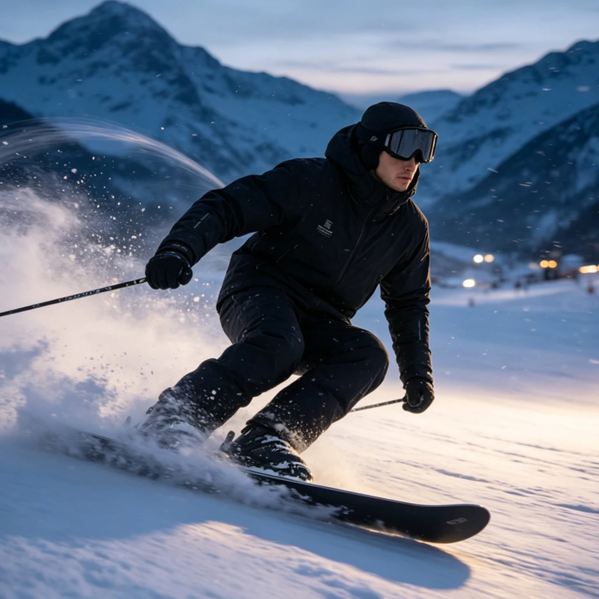 2026 New Skiing Coats Winter Warm  Men Tracksuit Hooded Sports Snowboard Jacket Mountain  Outwear Windproof Ski Clothes