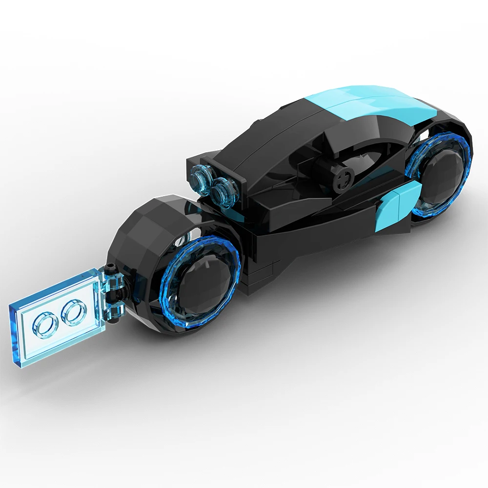 Tron Moto Bouwstenen Model Sciencefictionfilms Motorwedstrijd Bakstenen Jongens Verjaardagscadeau Kinderen Volwassenen Fans