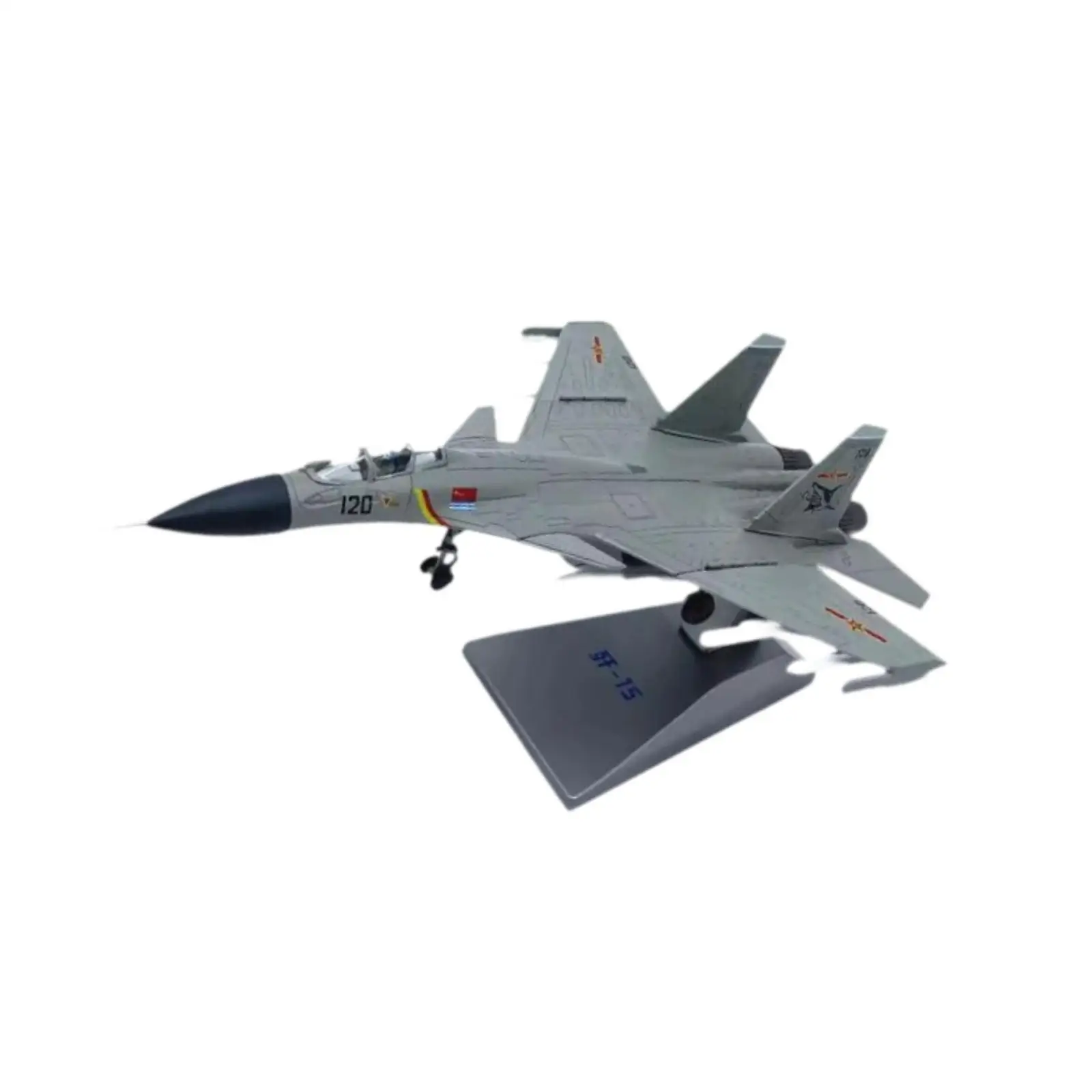 1/100 Fighter Model Home Decor Gift with Base Desktop Decoration Alloy Airplane Model for Bedroom Living Room Bookshelf Bar Cafe