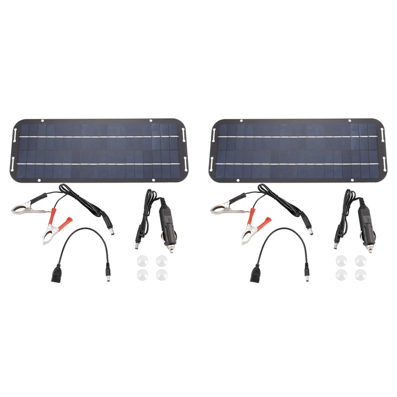 2X 12V 60 ワットソーラーパネル充電器車オートバイキックスクーターソーラーパネル車の充電器バッテリー効率的なメンテナンス