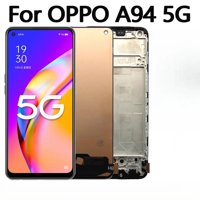 

6.43" AMOLED Display For OPPO A94 5G LCD Display Touch Screen Digitizer Assembly Replacement CPH2211 A94 5G Screen