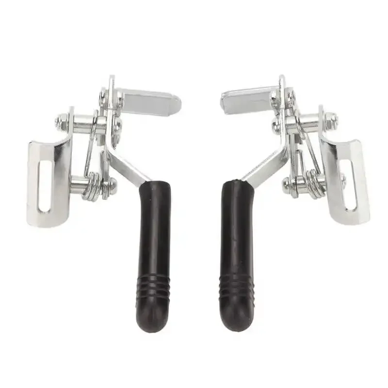 2Pcs Electric Wheelchair Hand Brakes High Sensitivity Mechanical Handbrake Steel Anti-slip Wheel Chair Replacement Accessories