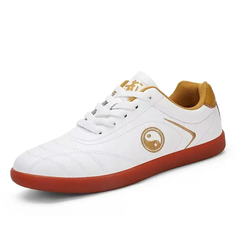 

2026 Tai Chi Shoes For Men Women Soft Sole Kung Fu Sneakers Black Red Wushu Martial Arts Shoes Outdoor Comfortable