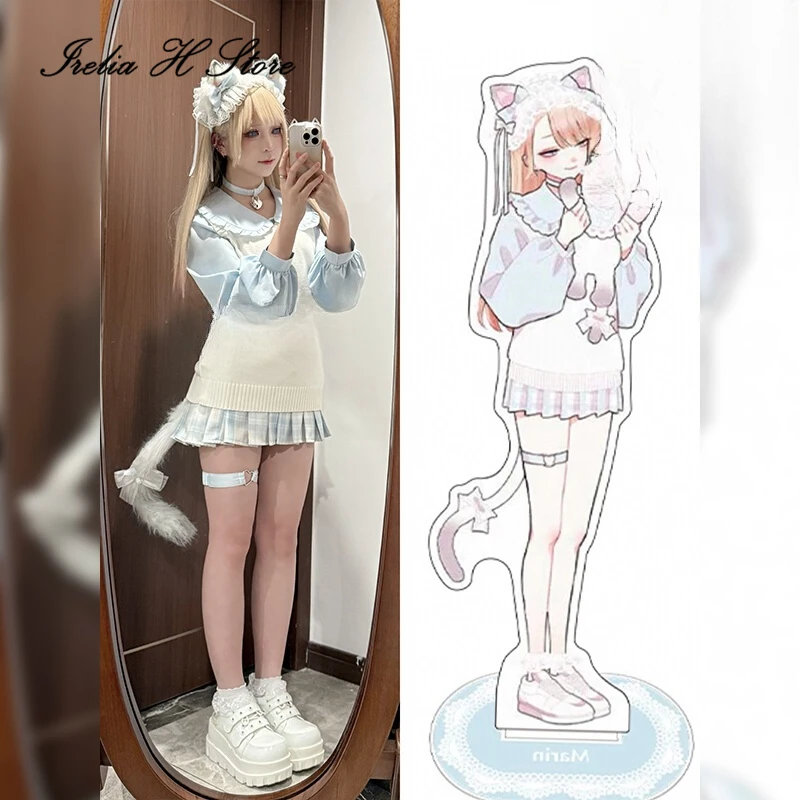 Irelia H Anime Kitagawa Marin From My Dress-Up Darling Cosplay Costume Kitagawa Marin Siamese Cat pajamas Dress