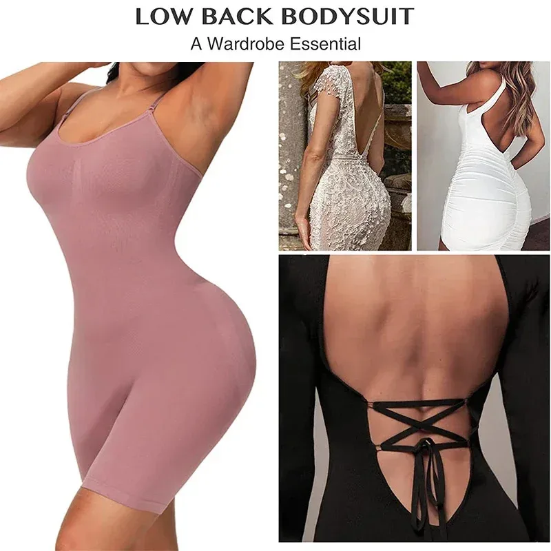 

AfruliA Fajas Colombianas Bodysuits Shapewear Seamless Waist Trainer Body Shapers Women Tummy Control Panties Butt Lifter Corset