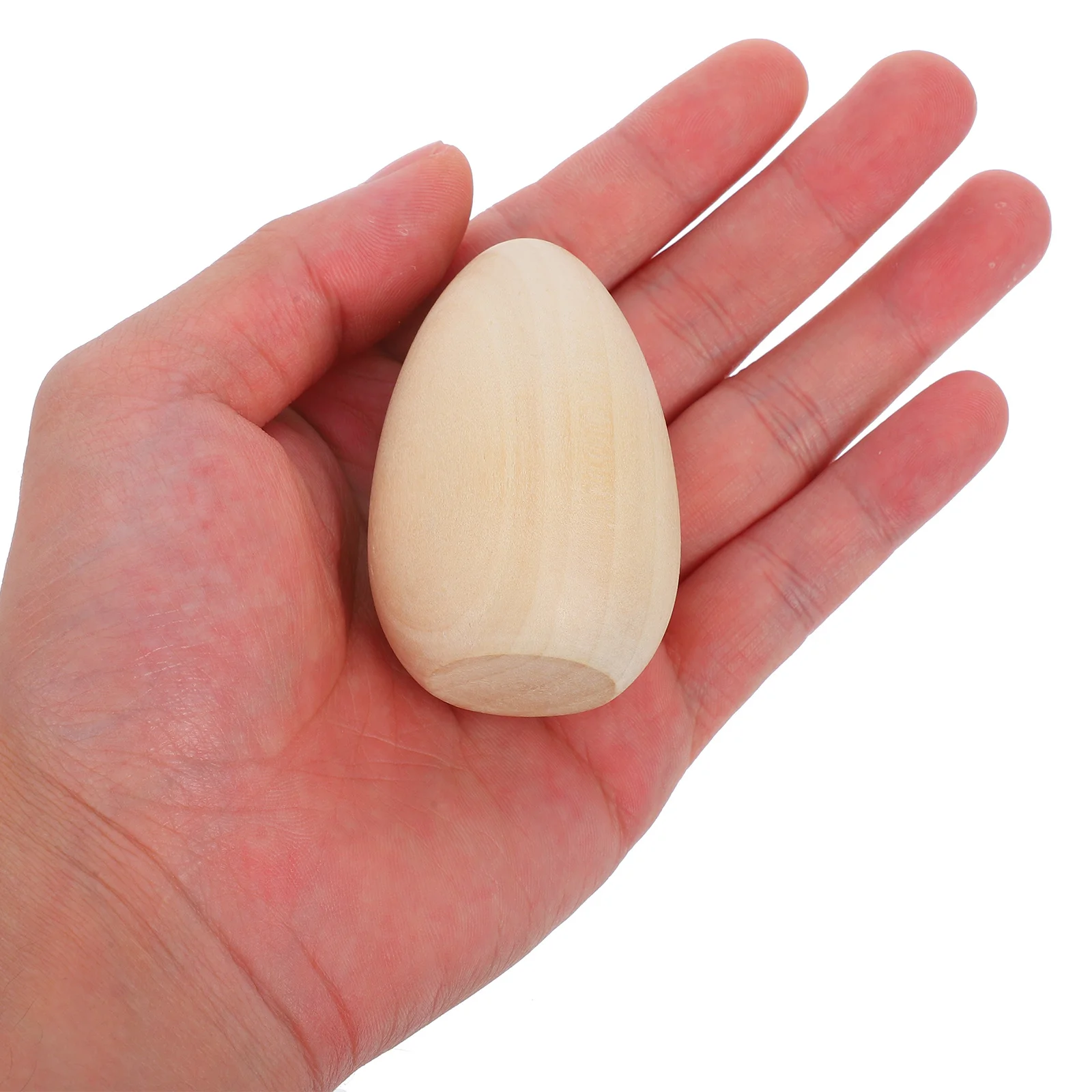 6 Stück Holz-Ostereier, unbemalt, DIY-Bastelornamente zum Malen, kreative Feiertagsdekorationen, Eier, Graffiti-Spielzeug