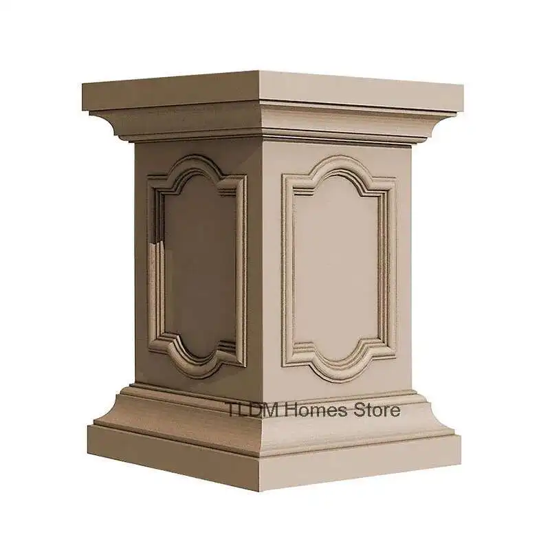 

European-style Roman Column Square Pier Mold for Villa Cast-in-place Cement Gate Columns Decorative Building Roman Column Mold