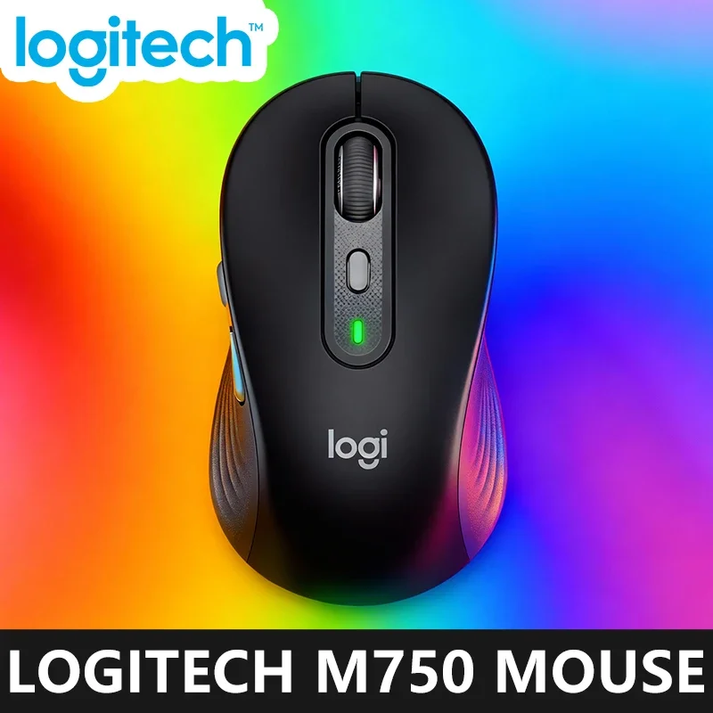 

Беспроводная Bluetooth-мышь Logitech M750, совместимая с ПК/Mac/многими устройствами/Chromebook, для офисных ноутбуков и геймеров (аналог M330/M220/M350POP)