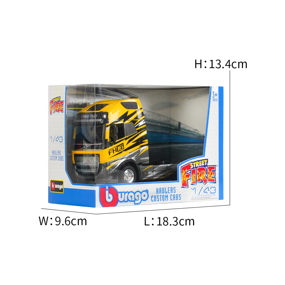 Bburago 1:43 ボルボ FH16 グローブトロッター 750 XXL M-B アクトロス