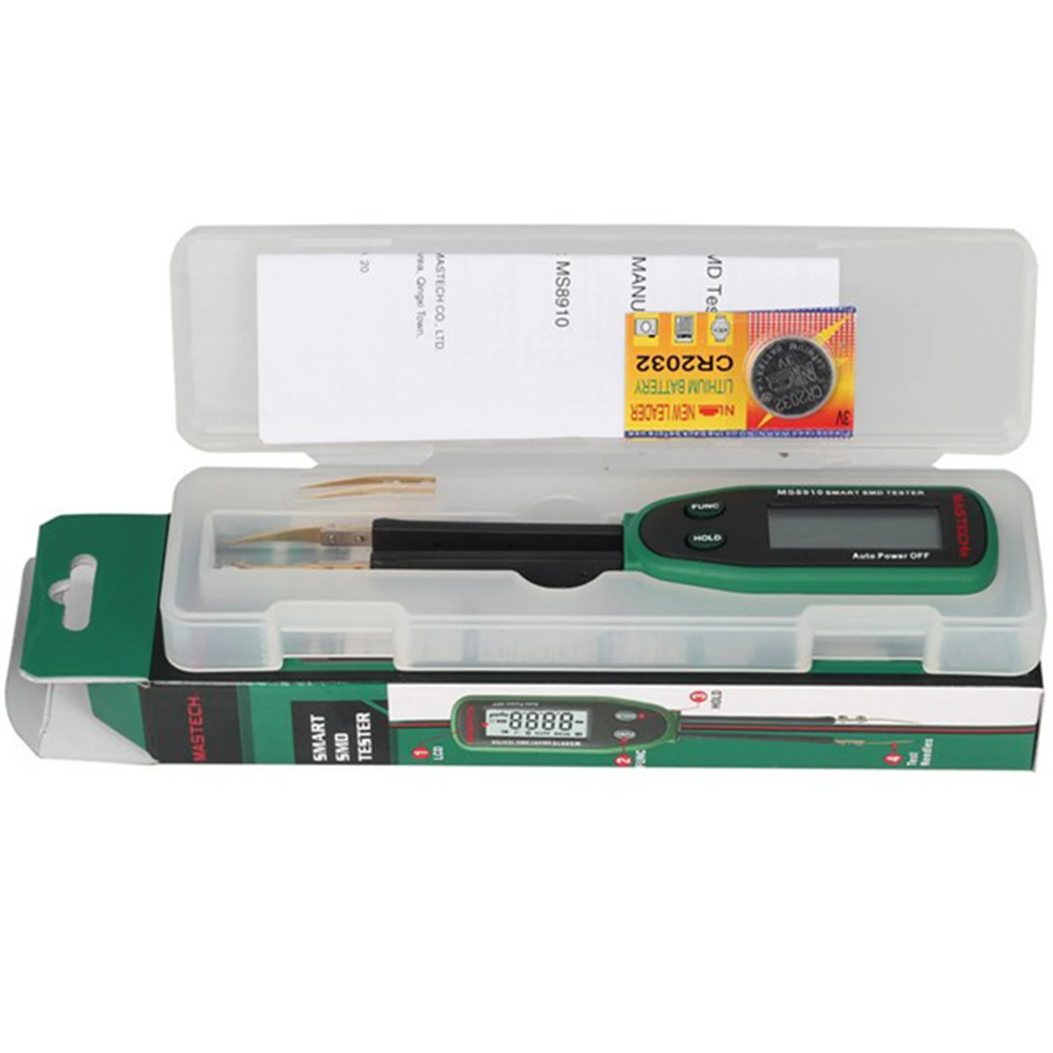 Imagem -04 - Mastech-smart Digital Smd rc Multi Meter Auto Scan Tester Função de Verificação de Continuidade Alta Qualidade Ms8910 Ms8911