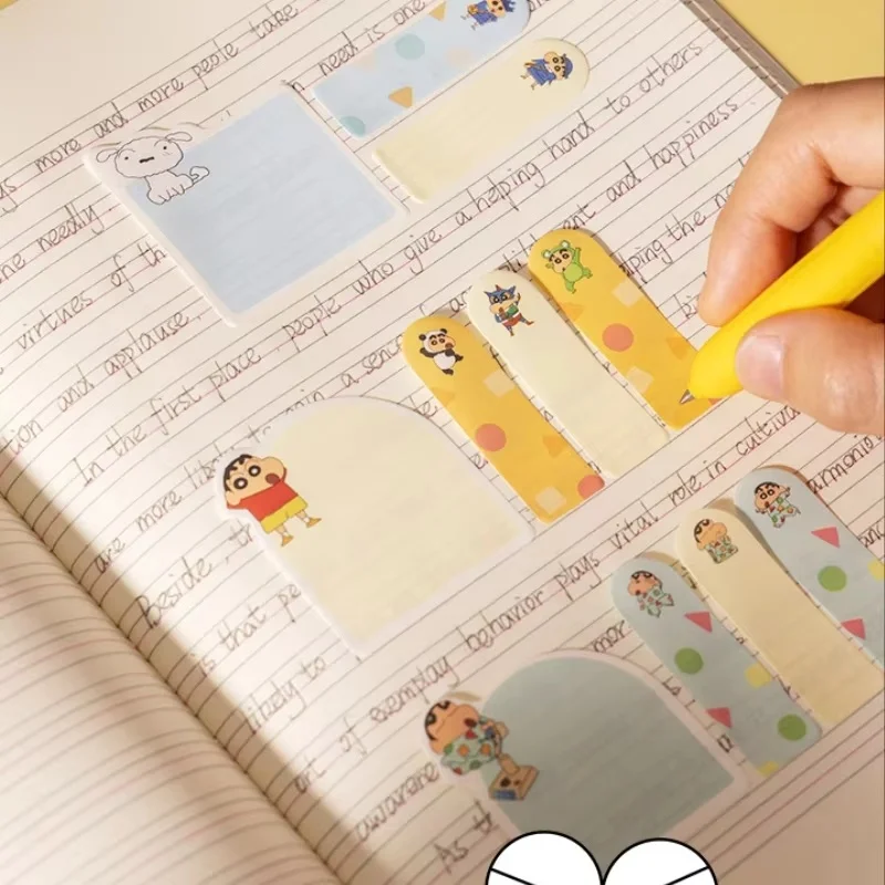 Crayon Shinchan Notepad Heteromorphic Combination Cartoon Thickened Notes Set Student Office School High Quality Gift Stationery