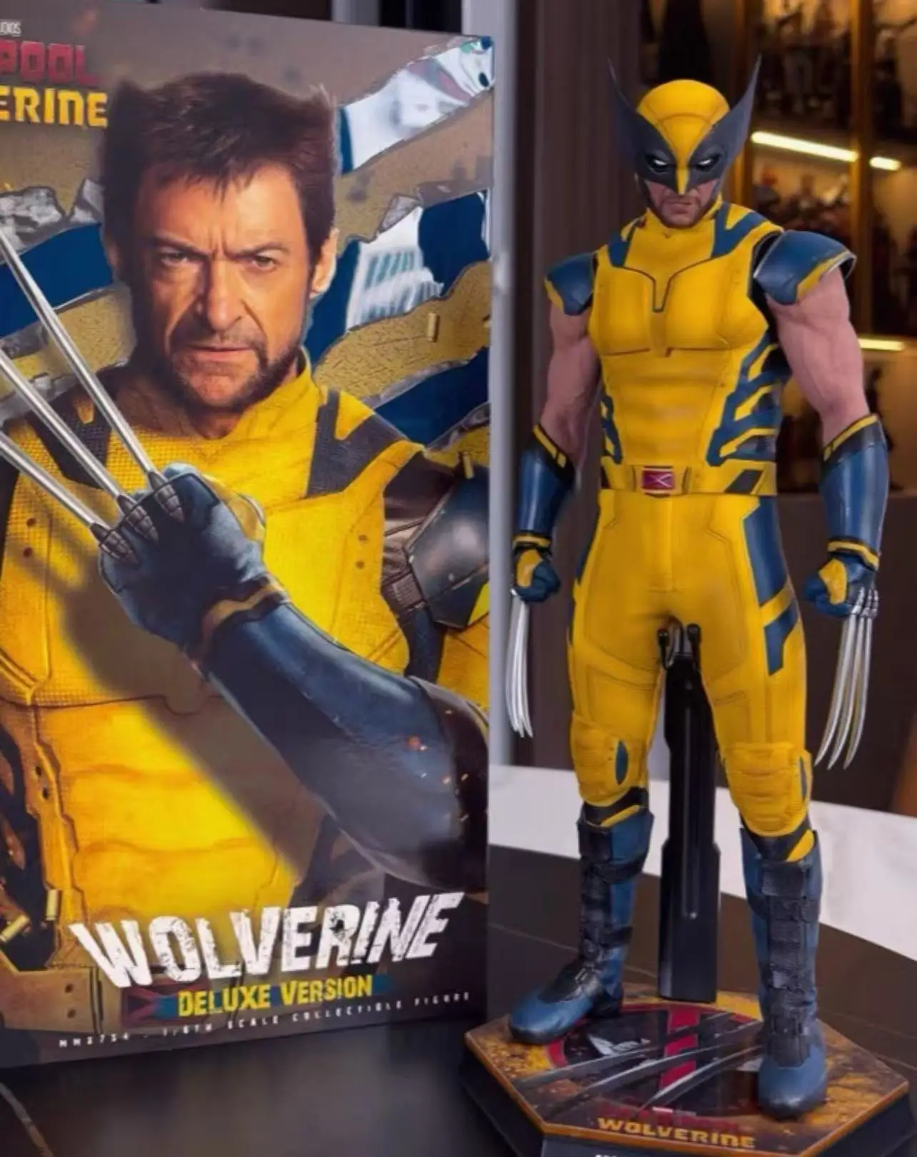 

【В наличии】HOTTOYS HT 1/6 MMS754/753 Дэдпул и Росомаха Росомаха Хью Джекман Мобильный солдатский набор кукол