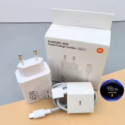 Original Xiaomi Redmi Note 14/15 Pro 4G 5G Charger 45W EU Turbo Fast Charge Cargador Adapter For Mi 15 13 12 Ultra Poco M6 Pad7