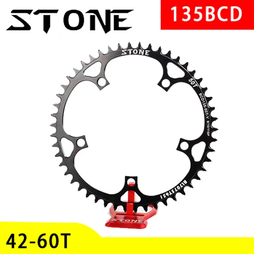 ロードバイク用ストーンチェーンホイール、ラウンド、ワイド、42、44、46、48、52、54、56t、58、60t、mtb用
