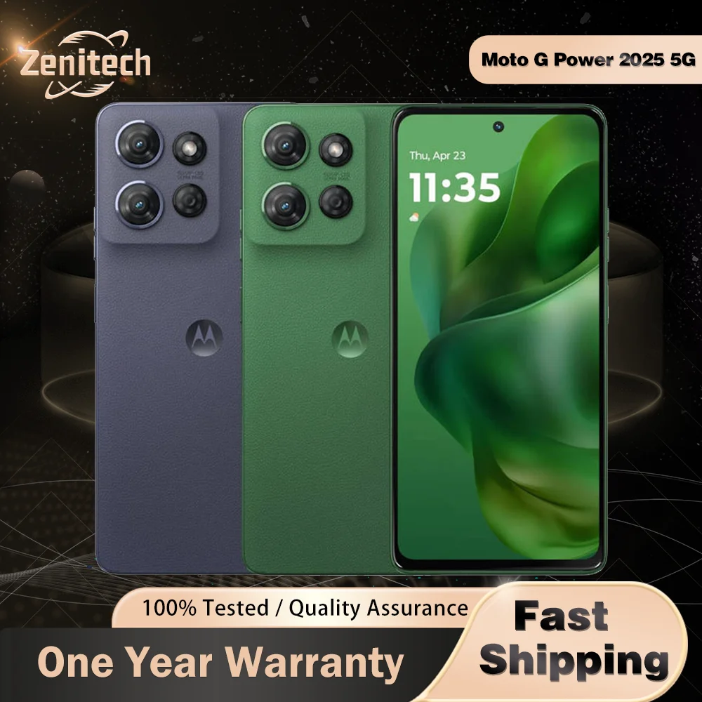 هاتف موتورولا موتو جي باور 2025 5G بشاشة 6.8 بوصة IPS LCD 120 هرتز أبعاد العرض 6300 ثماني النواة أندرويد 15 هاتف محمول غير مقفول #1