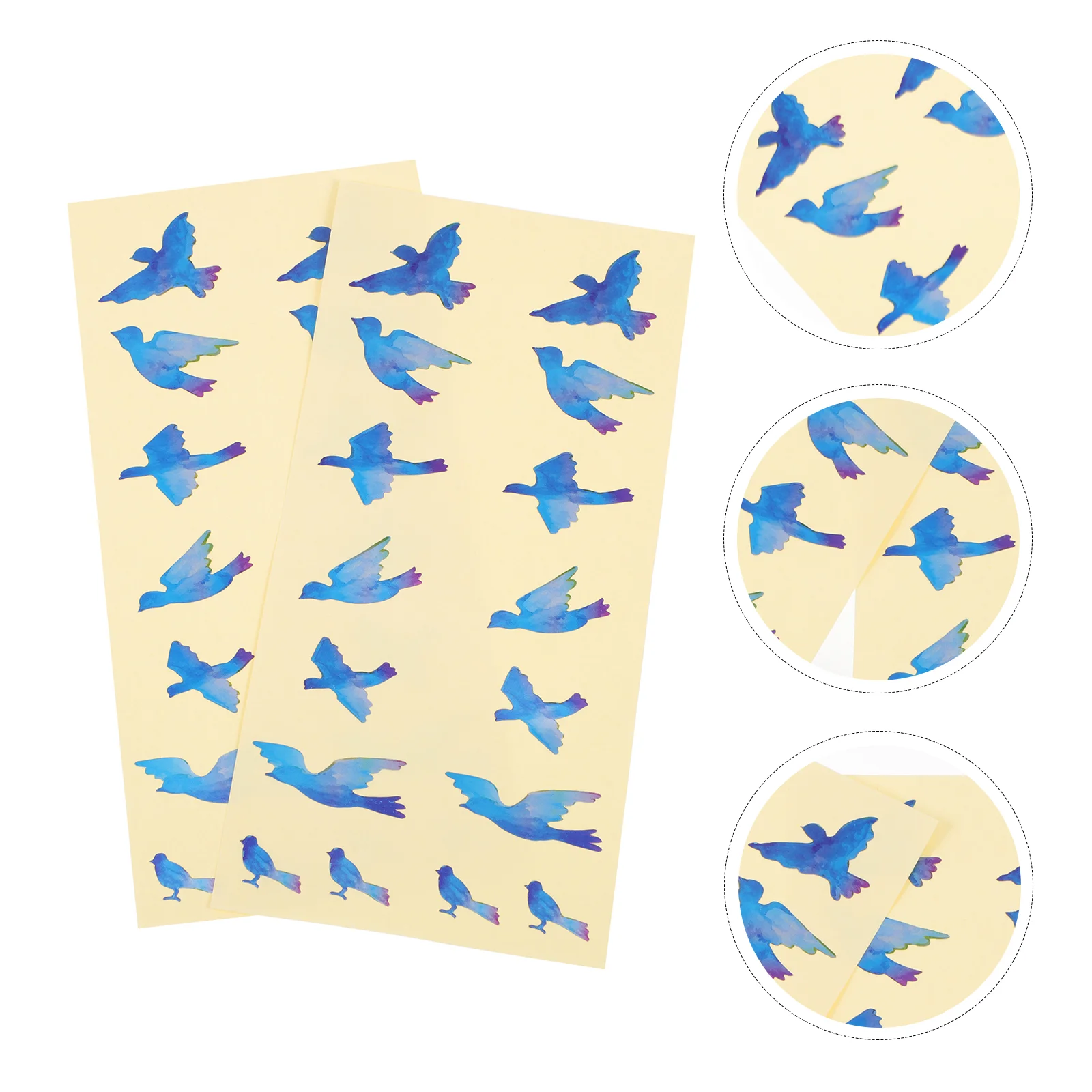 

2 Pcs Guitar Sticker Decal Practical Finger Board Nail Stickers Decals Ultra Thin Fretboard