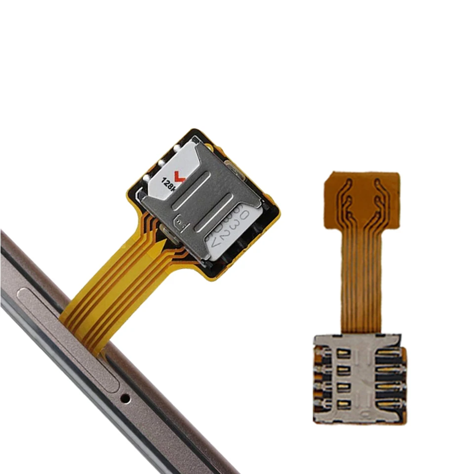 Adaptador Híbrido Duplo para Cartão SIM e Micro SD para Xiaomi/Redmi/Huawei/Oppo/Samsung