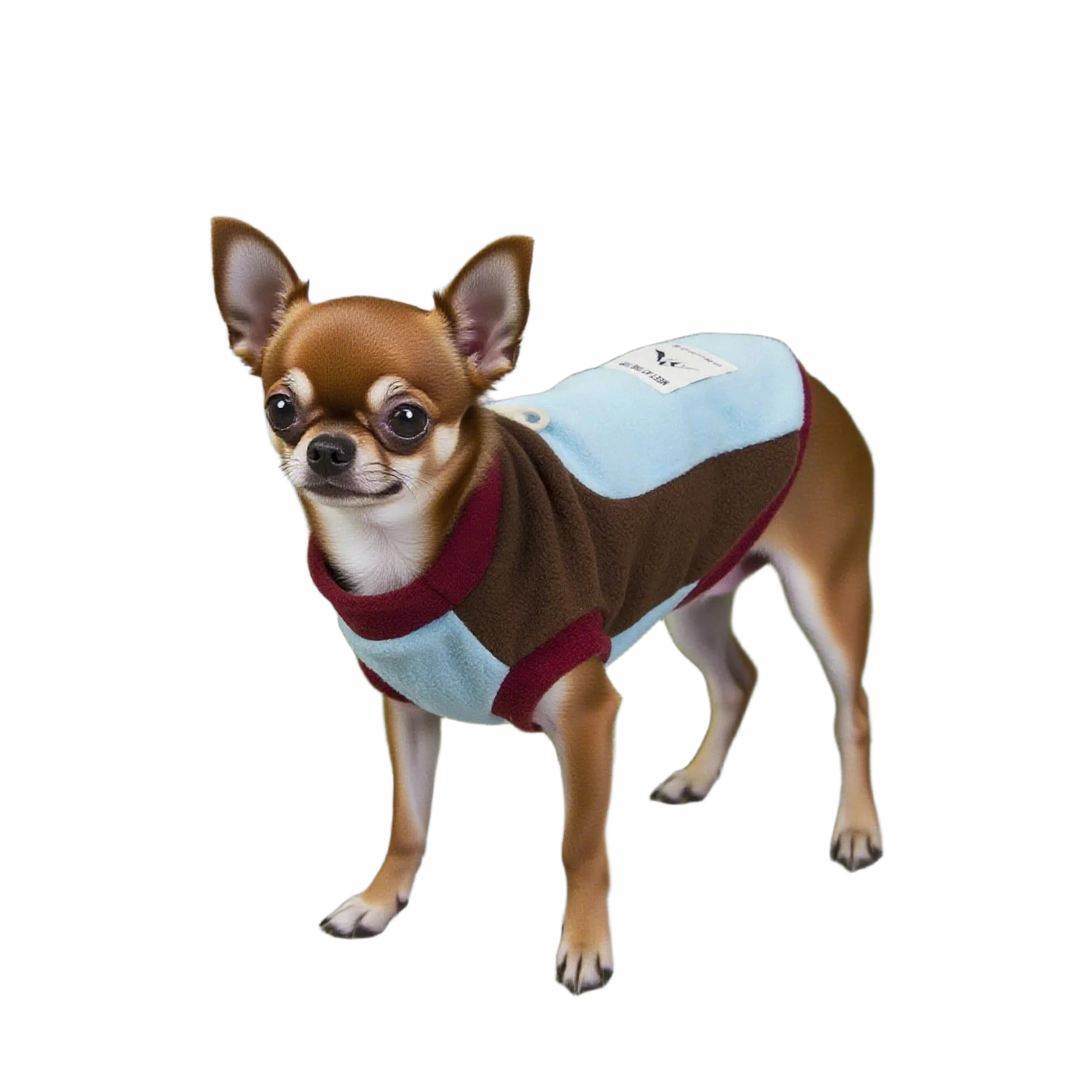 Nuevo Suéter de Invierno para Perros 2026, Chaqueta de Forro Polar para Cachorros, Ropa para Perros Pequeños, Chihuahua, Yorkie, Beige