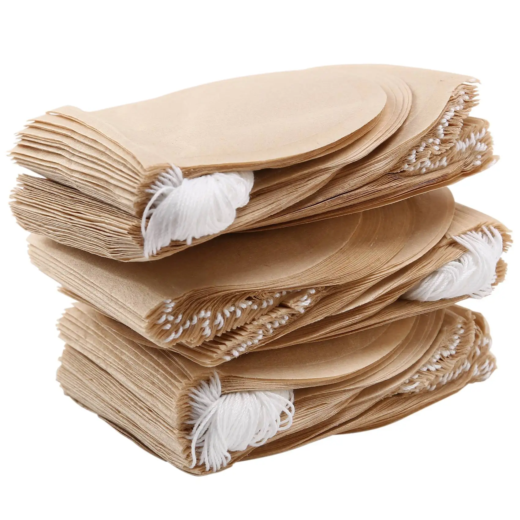 300PCS Tea Filter Bags, Disposable Tea Filter Bags Paper Tea Infuser Drawstring Empty Tea Bags For Loose Tea And Coffee-A21R
