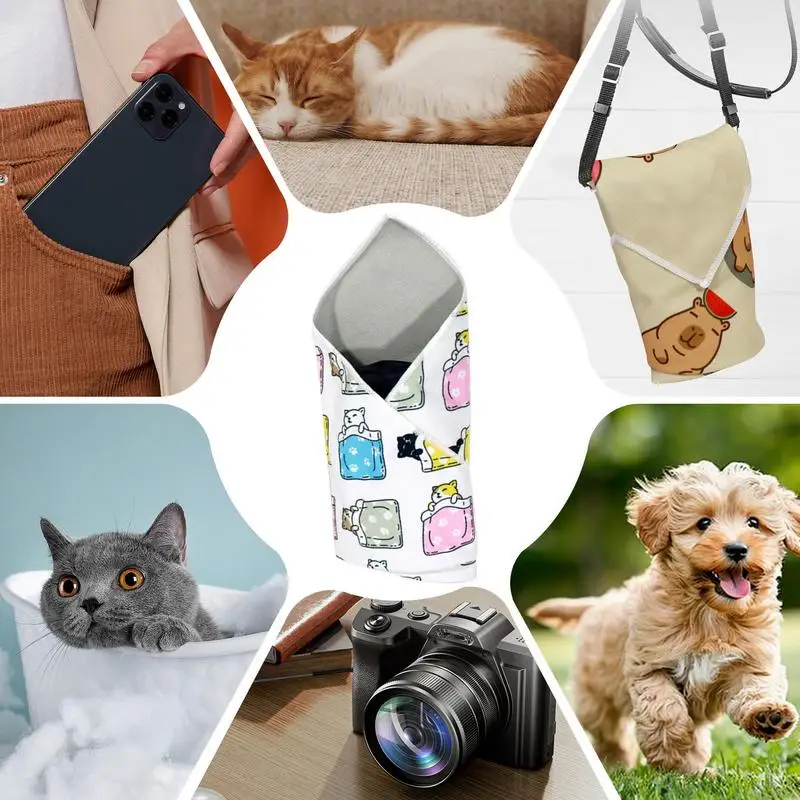 Cat Restraint Wrap Self-Adherent Cat Swaddle Burrito Wrap Anti-Bite Anti-Scratch Anti-Escape Pet Tool Grooming Wrap supplies