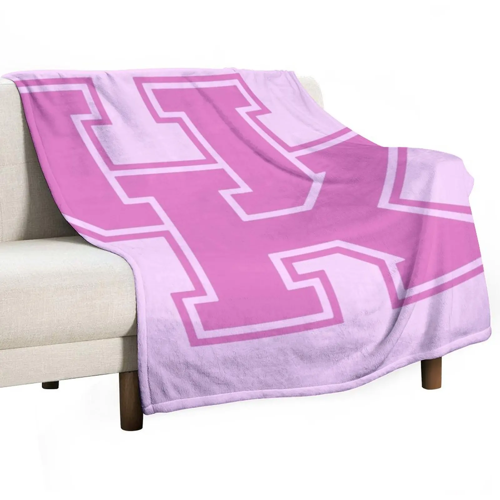 

University of Kentucky Pink Logo Throw Blanket Foldable Soft Warm Blanket for Outdoor Use