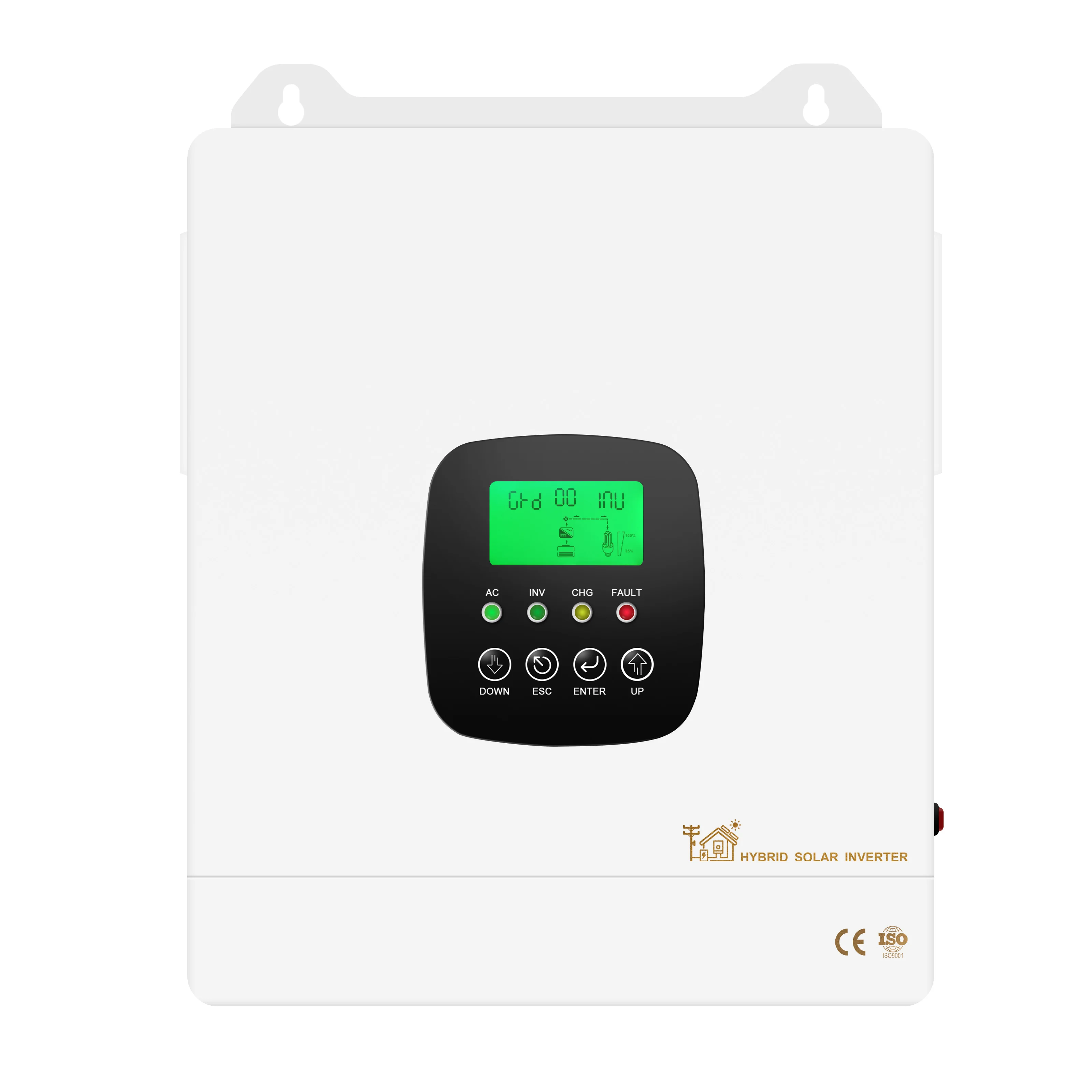 Hot Sale 4.3kw Hybrid Solar Inverter 24v/48v Pure Sine Wave Output WiFi Connectivity LED Home Use 60Hz MPPT Solar Inverter Board