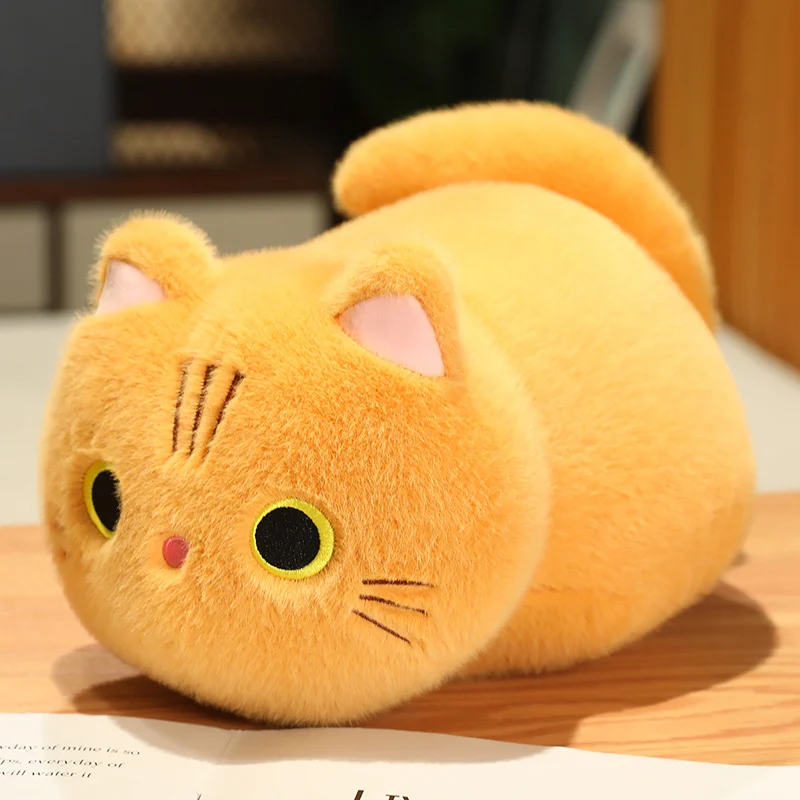 25-50CM Cartoon Kawaii Cat Stuffed Animal Plush Toy Lovely Cat Doll Children's Sleep Pillow Christmas Kawaii Decorative Gifts image 3
