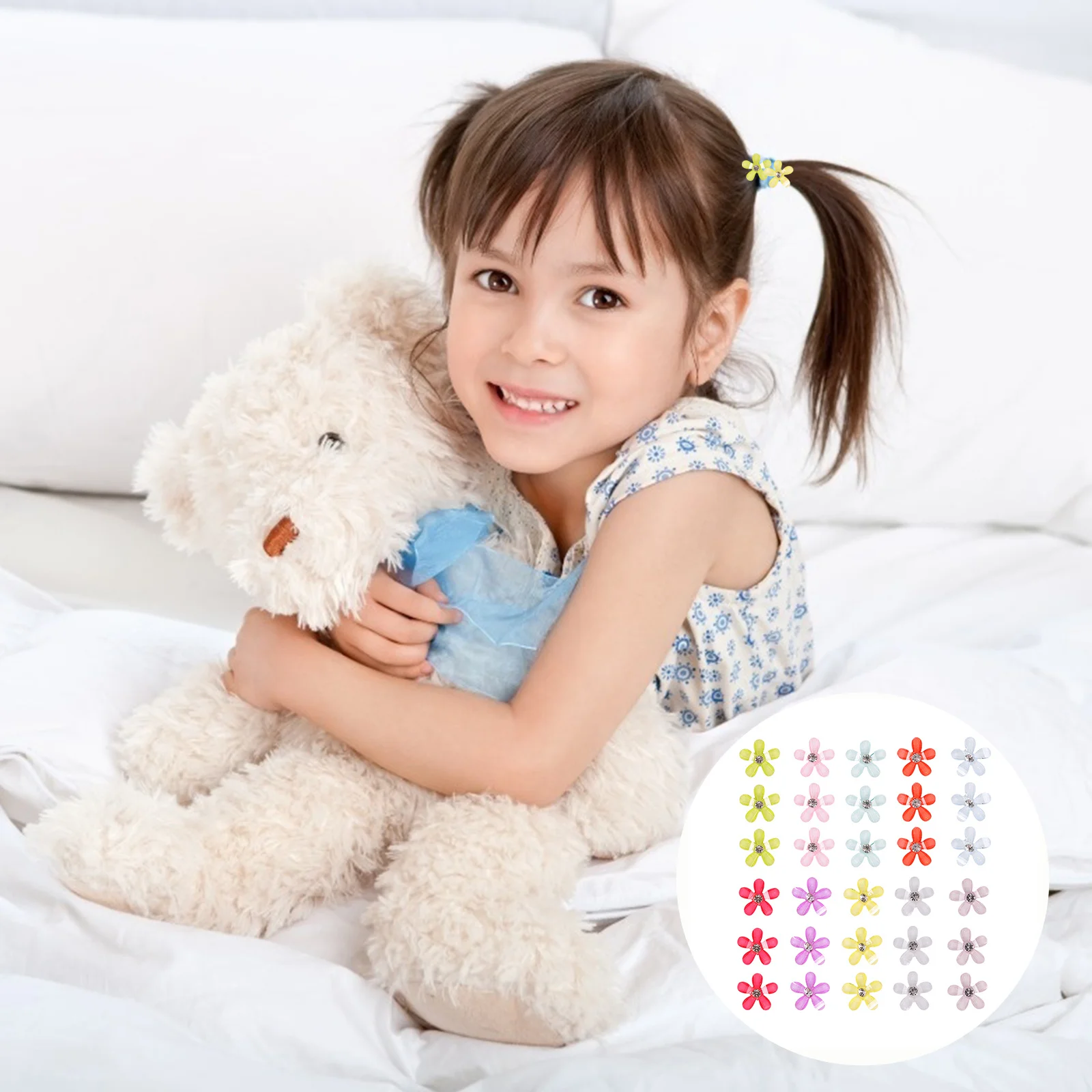 

100 шт., украшения в форме цветка из смолы, аксессуары ручной работы «сделай сам» для мобильного декора, брелок для ключей, цепочка для свитера, модные очаровательные принадлежности