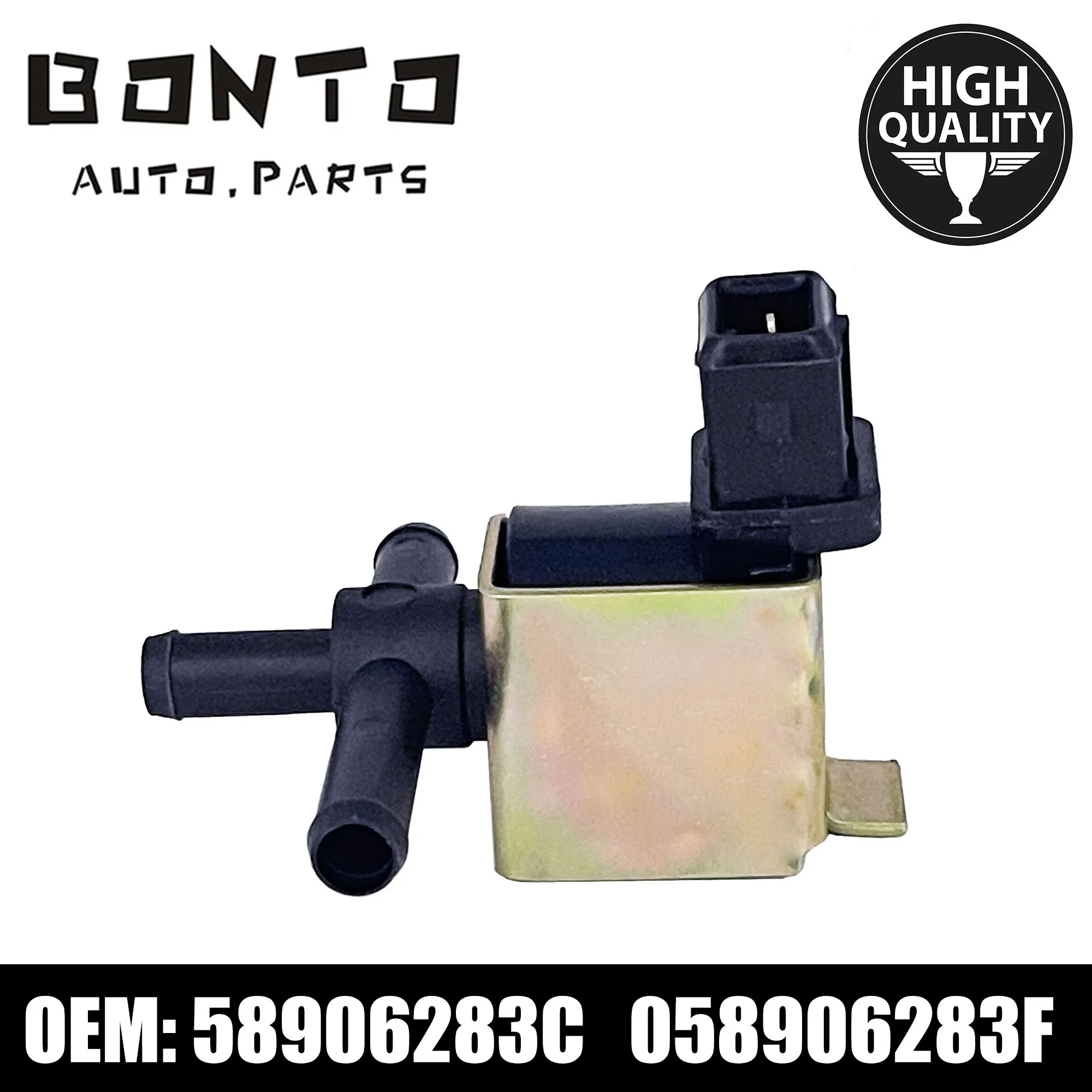 

BONTO Vapor Canister Purge Valve for Audi A3 A4 A5 A6 A8 Q5 VW Beetle CC Passat GTI Replace 58906283C 058906283F