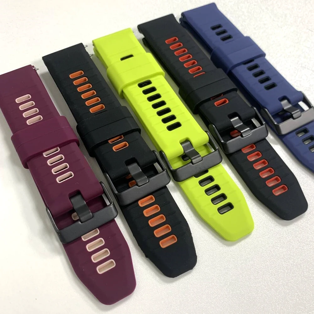 لينة حزام الساعات ل Garmin Forerunner 570 265 165 55 الرياضة استبدال سوار Venu sq 2 3/Vivoactive 6 5 4 20 مللي متر 22 مللي متر سيليكون حزام