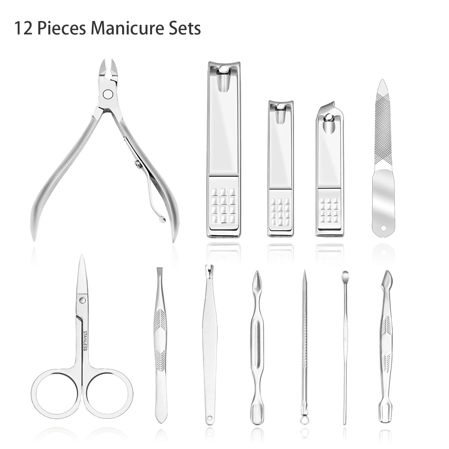 Luxurious deluxe manicure set for a fabulous nail care experience. Achieve flawless and perfectly groomed nails with this top-of