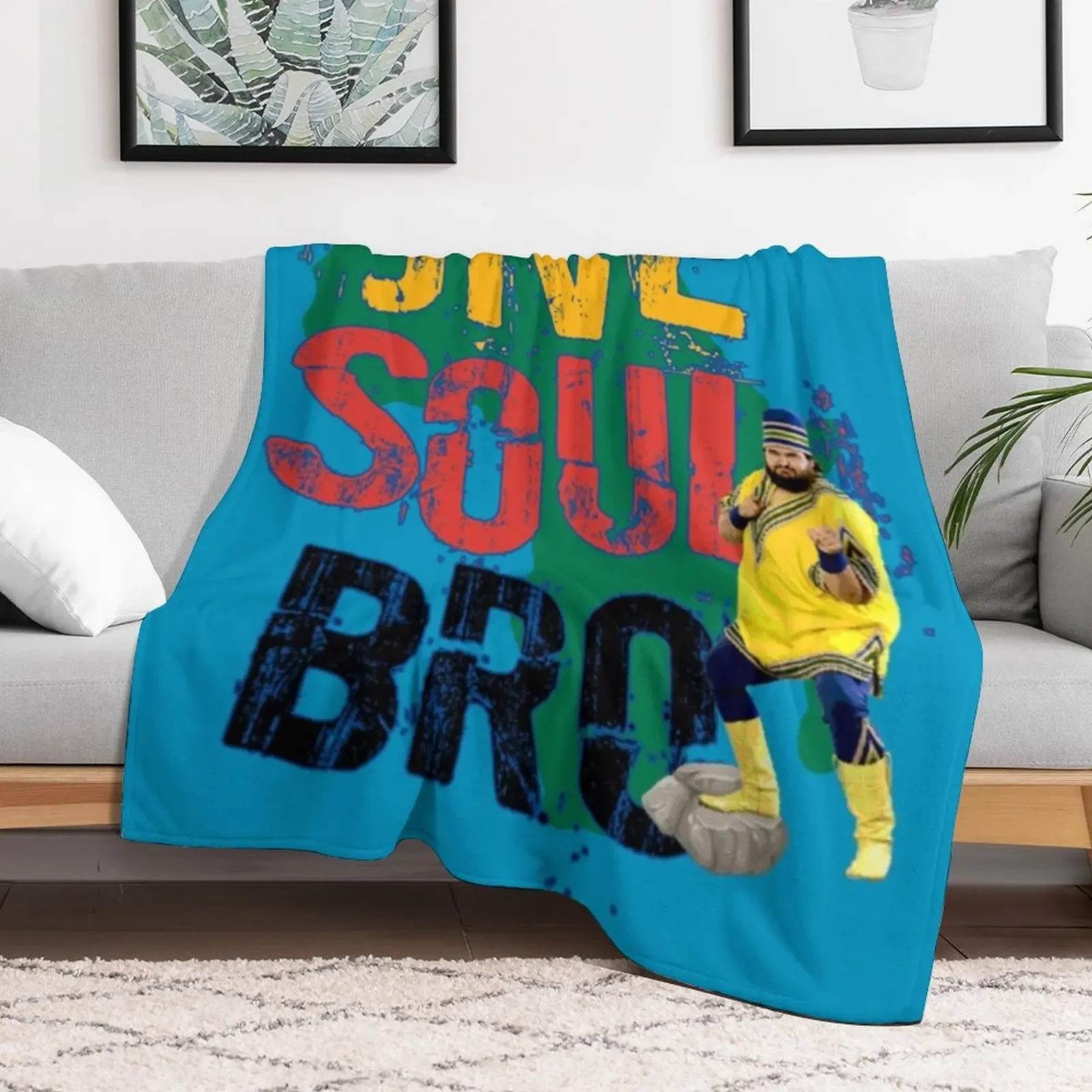 Jive Soul Bro Shirt Throw Blanket Blankets For Bed Thermal Blankets