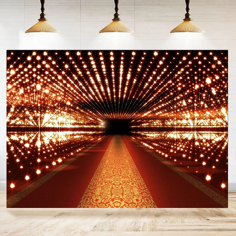 

Блестящий красный ковер, фестиваль, гламурный фон для фотосъемки, сценический проход с блестящими прожекторами, декор для вечеринки, фотофон, плакат