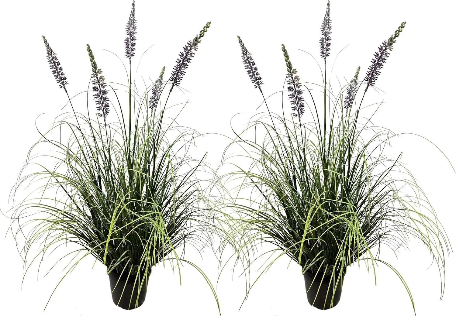 Artificial Plant 35In(2Pack) Tall Artificial Lavender Plant,Faux Plants Indoor Home Decorative Artificial Plants & Flowers In