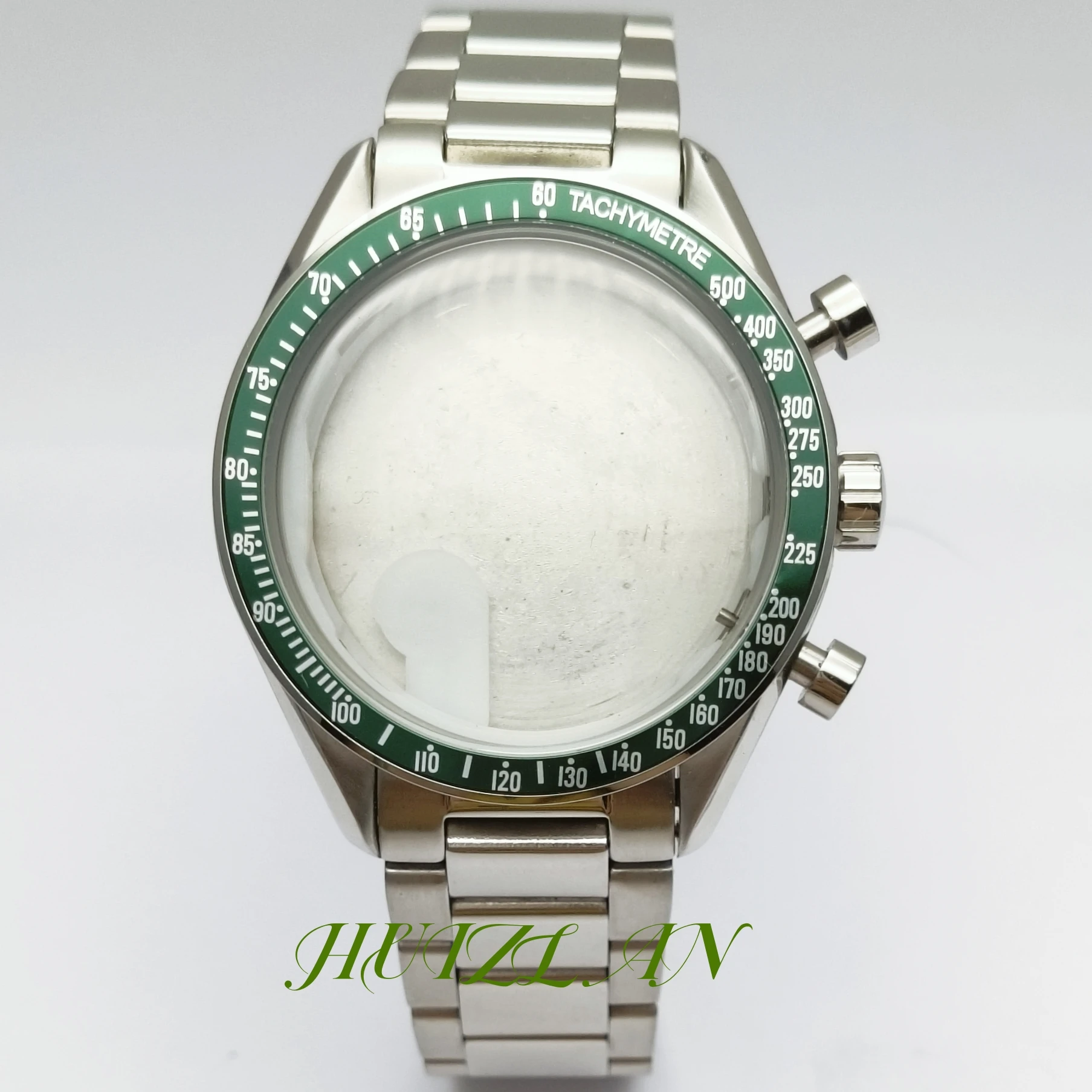 40mm Stainless Steel Watch Case for VK63 VK64 VK67