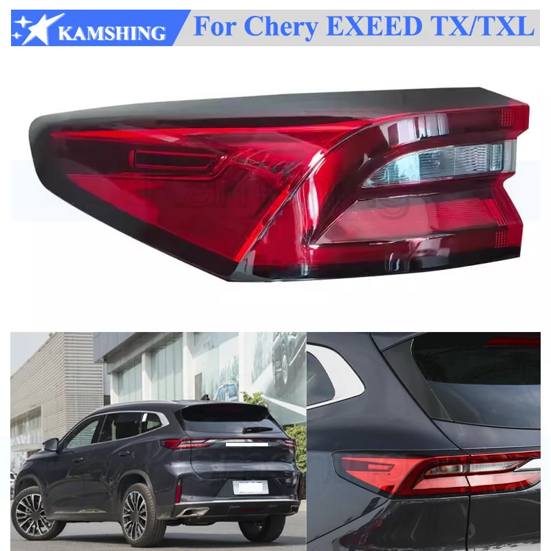 

Kamshing Rear Bumper Tail Light Tail Lamp For Chery EXEED TX TXL Taillight Taillamp Brake Light Raer Car Light