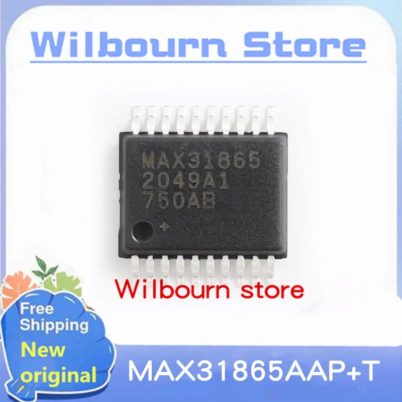 2PCS~10PCS/LOT MAX31865 MAX31865AAP MAX31865AAP+ MAX31865AAP+T SSOP20 100% New Spot stock