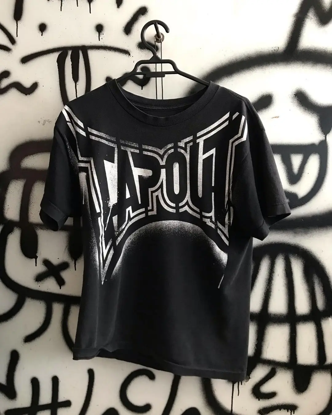 TAPOUT pure cotton retro gothic printed loose T-shirt women's y2k street American round neck rock and roll casual couple T-shirt