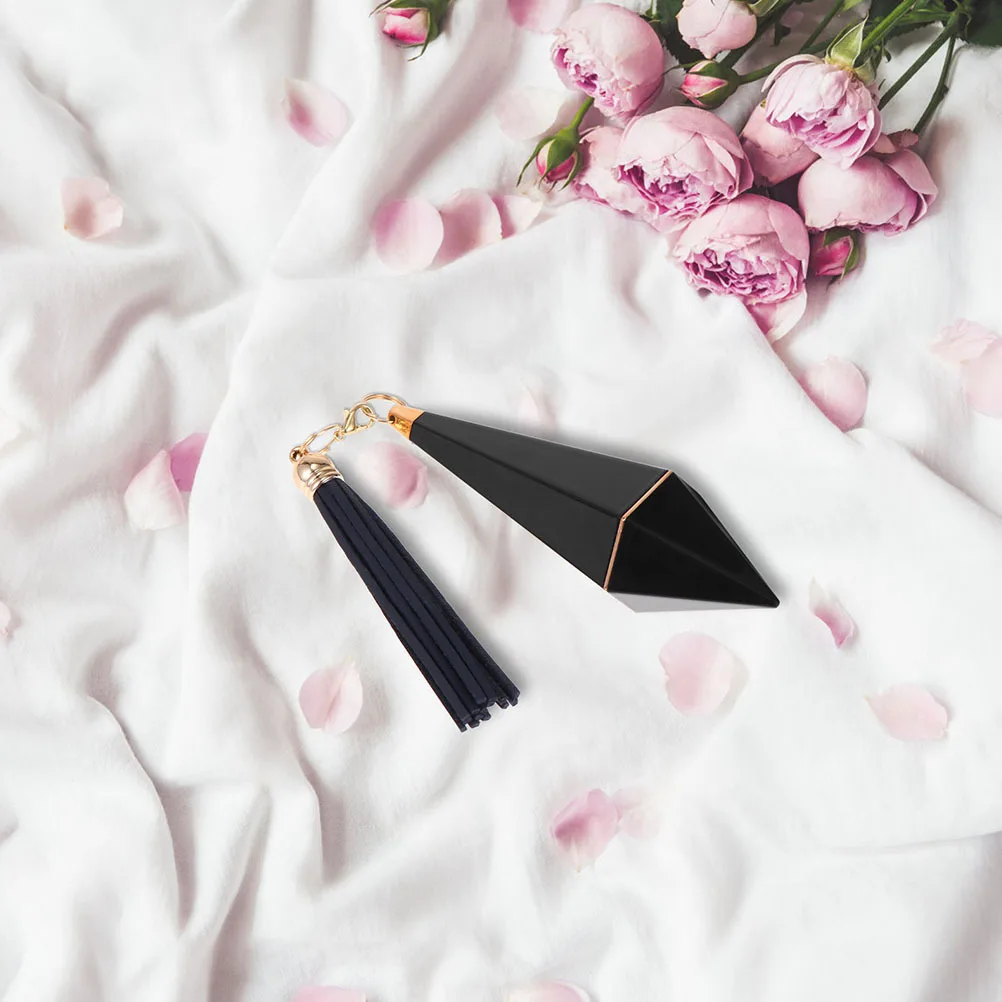 3 قطع من حاويات أحمر الشفاه الأنيقة المزودة بشرابة أنبوب كريم الشفاه الفارغ المتين لمستلزمات مكياج الرحلة وحامل كريم الشفاه #5