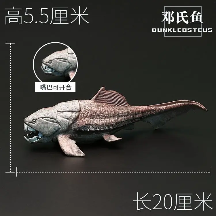 Simulation of Real Marine Life Ocean Dragon Toy Fish Eating Fish Megalodon Model Decorations