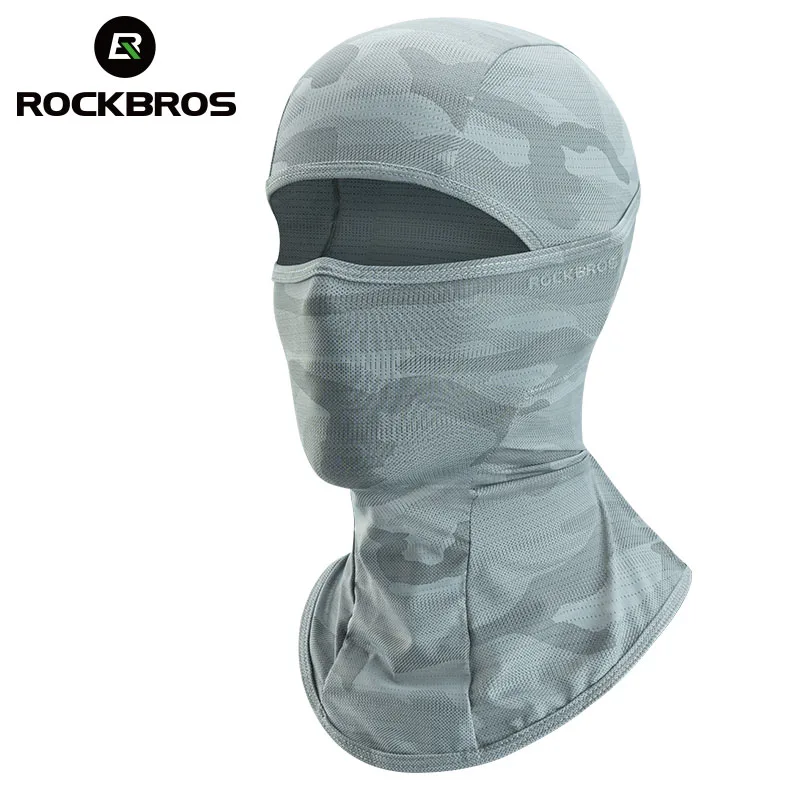 ROCKBROS Cycling Mask Full Face Mask UV Sun Protection Summer Balaclava Hat Bike Scarf Breathable Outdoor Motorcycle Face Masks