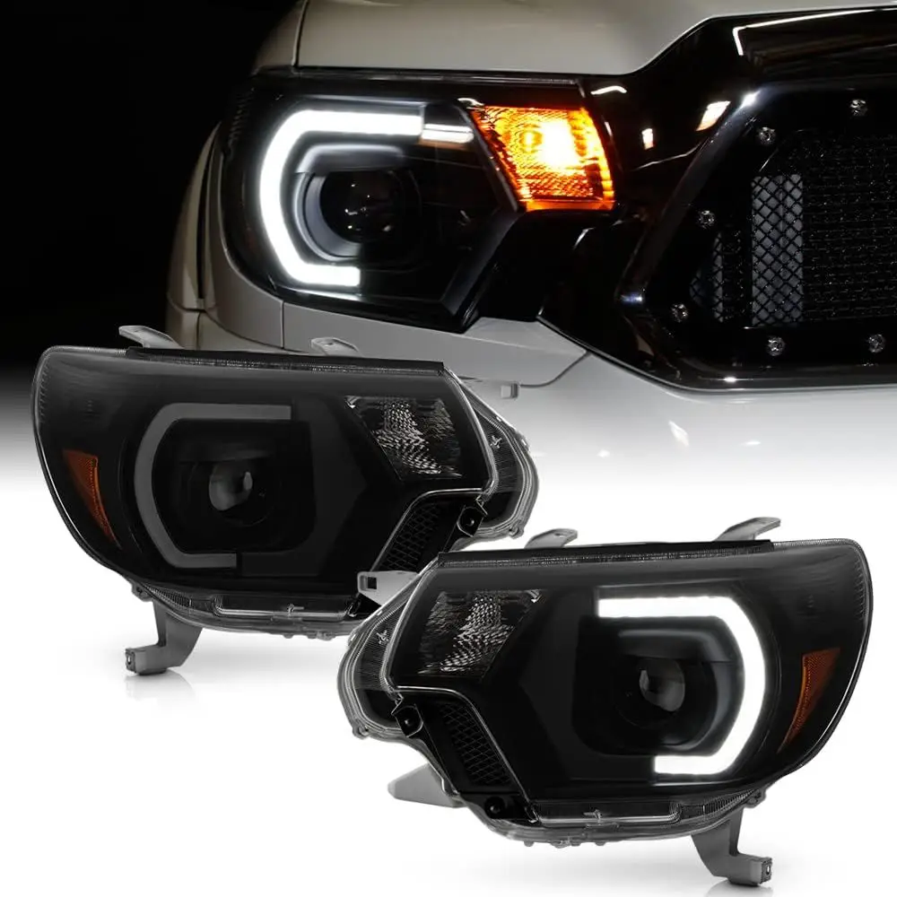 

Для [Black Smoke] Mono-Eye 2012-2015 Toyota Tacoma: Светодиодные фары-проекторы DRL (для водителя и пассажира)