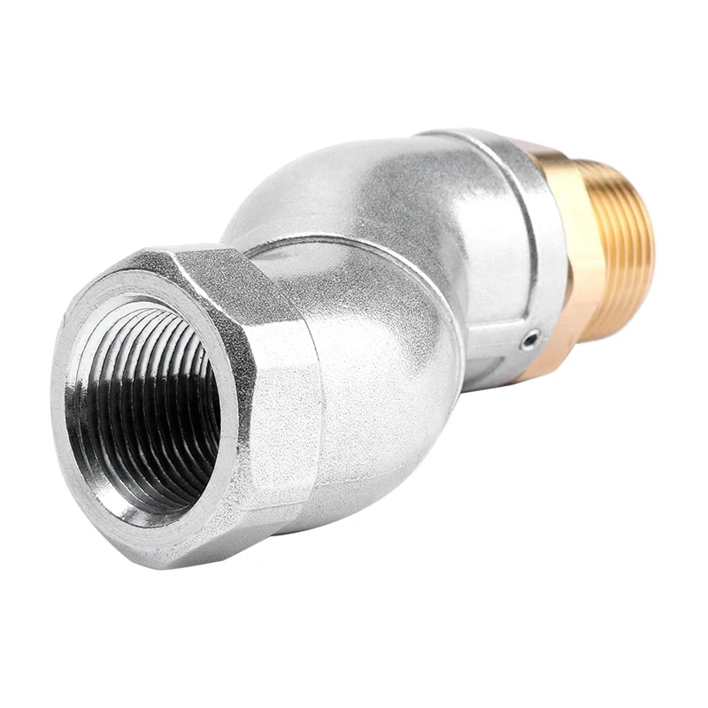 2Pcs 1 Inch Fuel Hose Swivel 360 Rotating Connector For Fuel Nozzle Multi Plane Fuel Plane Swivel